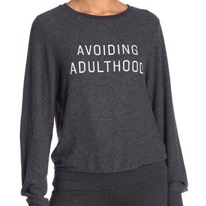 NWT Wildfox Avoiding Adulthood Jumper